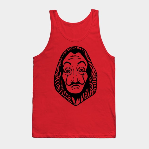 MONEY HEIST Tank Top by asiancoffeegirl